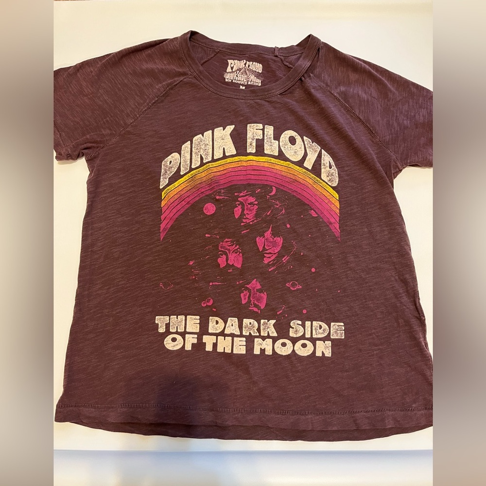 PINK FLOYD Lucky Brand Dark Purple Graphic Tee - Picture 3 of 5